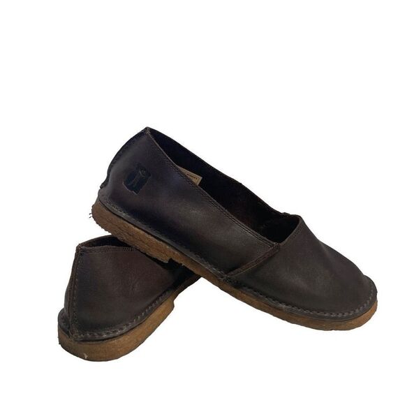 Baffin Pur Provence Women's Brown‎ Leather Slip-on Comfort Loafer Shoes Size 8 - Picture 2 of 9